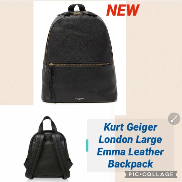 Kurt Geiger Handbags - NEW Kurt Geiger London Large Emma Leather Backpack